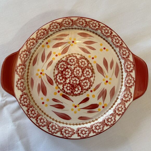 Temptations Bakeware by Tara‎ Old World - Red Handle Platter - Picture 1 of 3